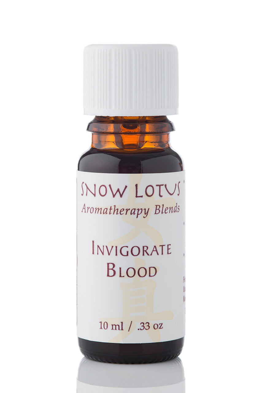 Snow Lotus Invigorate Blood, Resolve Damp – CM Essentials Blend in an amber glass bottle