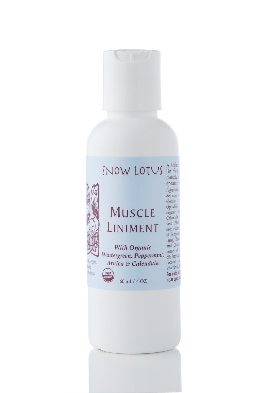 Snow Lotus Muscle Liniment in a bottle, 120 ml