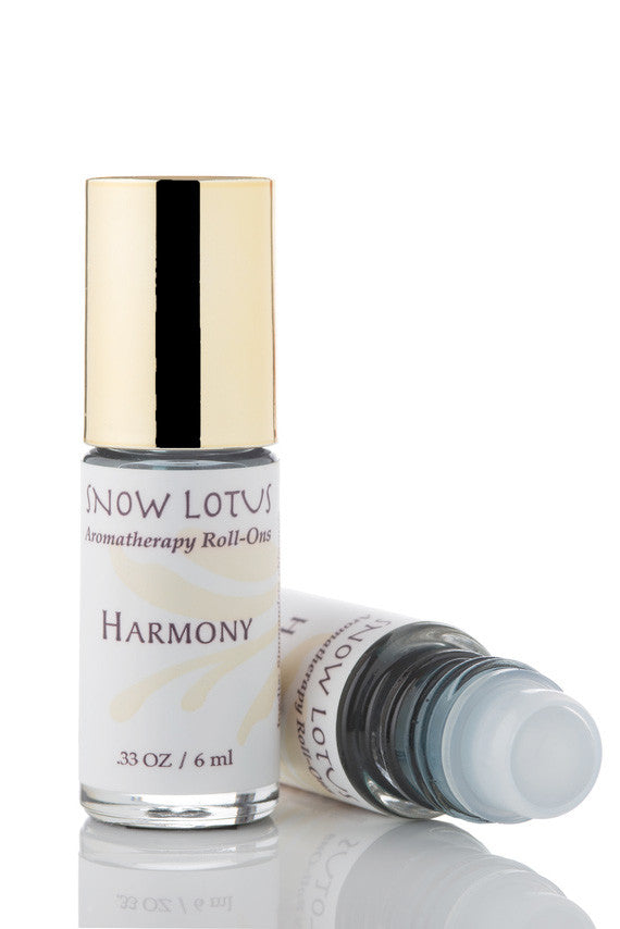 Snow Lotus Harmony - Esthetic Roll On in a roll-on bottle with a metallic cap