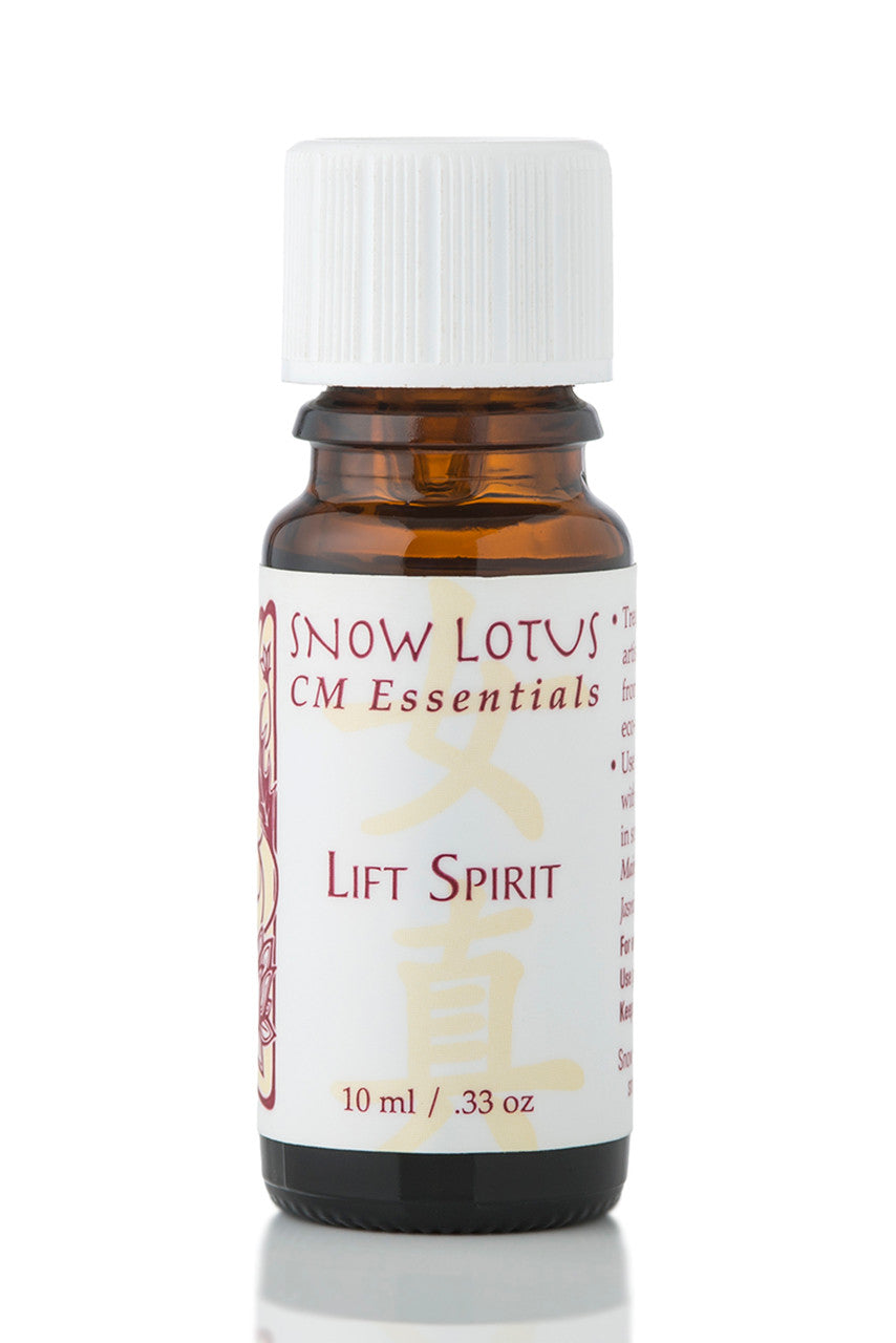 Snow Lotus Lift Spirit in an amber glass bottle, 10 ml