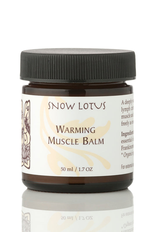 Jar of Snow Lotus Warming Muscle Balm, 50 ml
